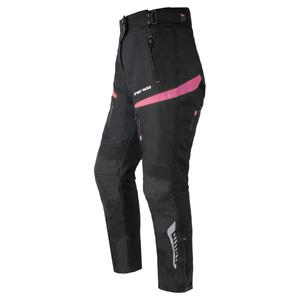 Dámske nohavice na motorku Street Racer Vix čierno-ružové