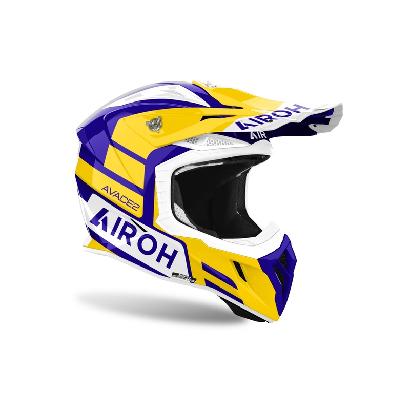 Motokrosová prilba Airoh Aviator Ace 2 Sake lesklá žltá