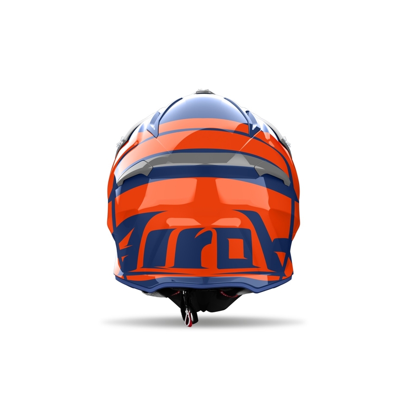 Motokrosová prilba Airoh Aviator Ace 2 Engine lesklá modrá