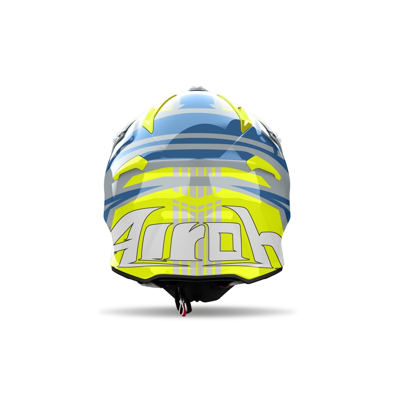 Motokrosová prilba Airoh Aviator Ace 2 Prúd lesklá žltá