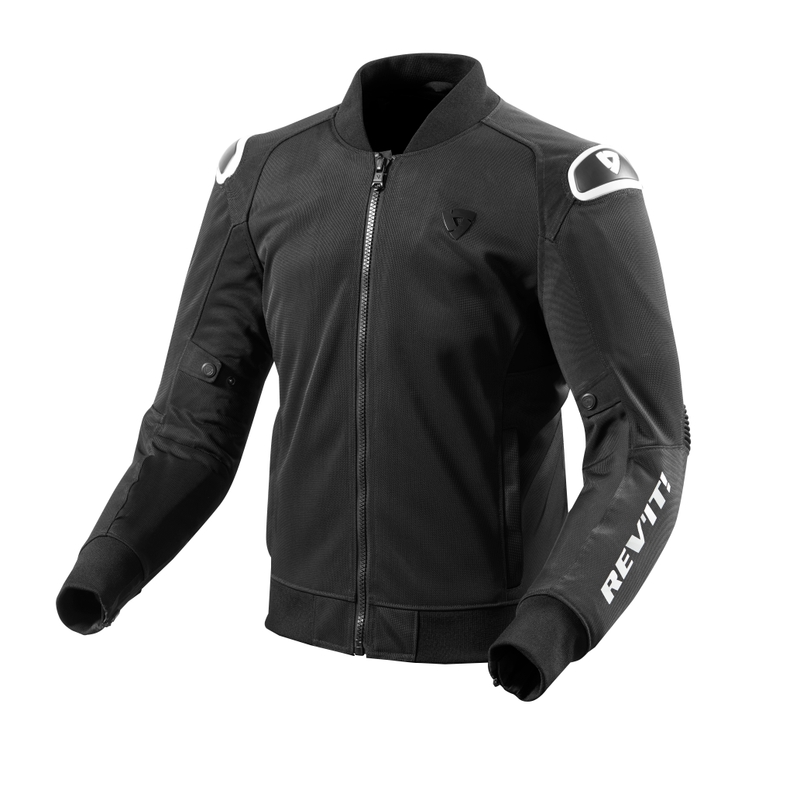 Bunda na motocykel Revit Traction čierno-biela výpredaj