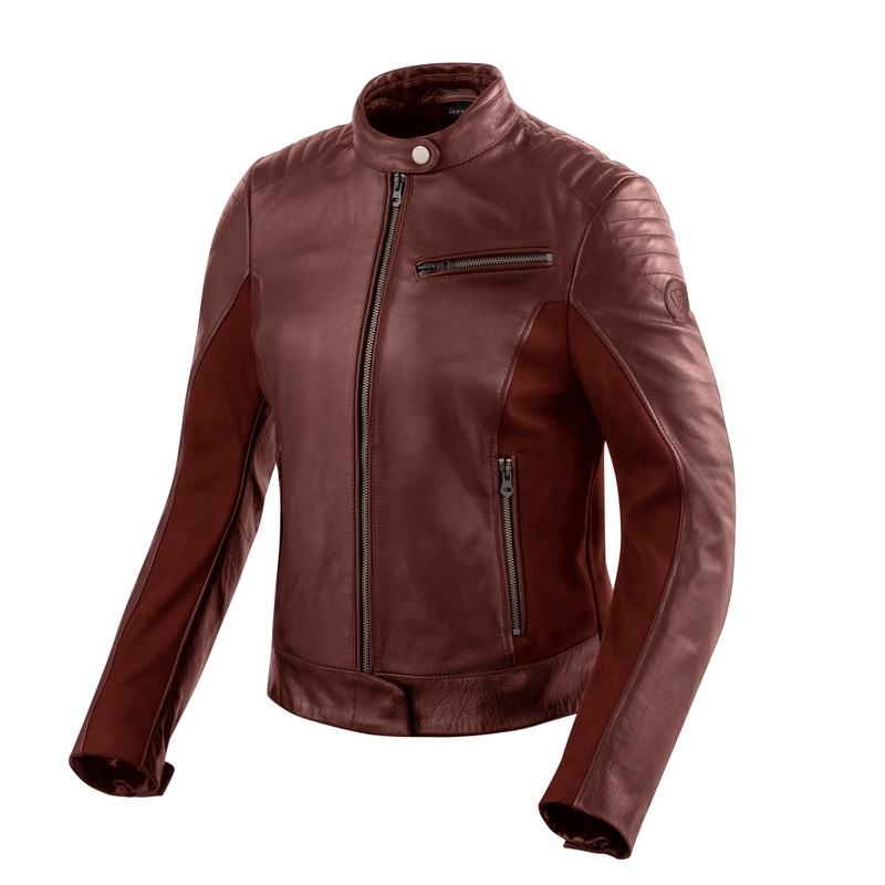 Dámska moto bunda Revit Clare červená