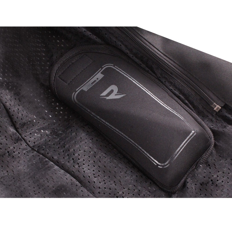 Bunda na motorku Street Racer Evans Air čierna