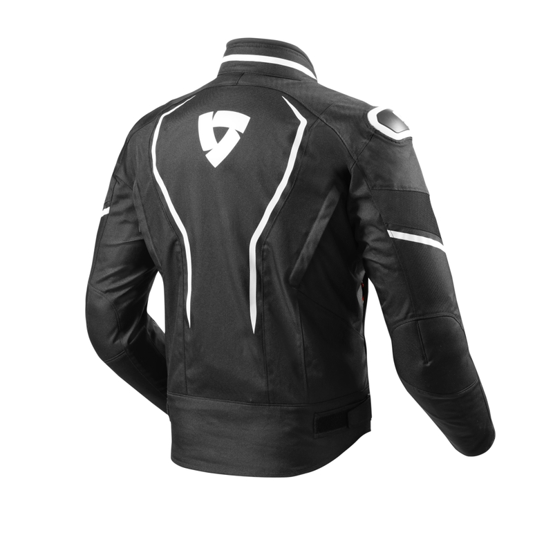 Bunda na motocykel Revit Vertex čierno-biela výpredaj