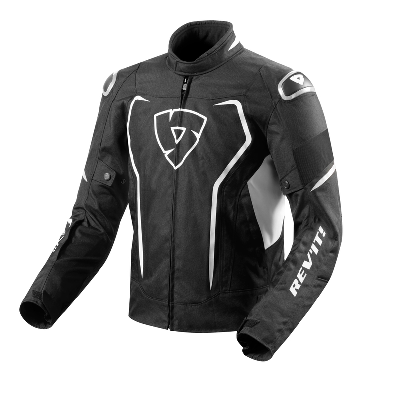 Bunda na motocykel Revit Vertex H2O čierno-biela výpredaj