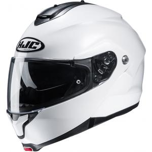 Vyklápacia helma na motorku HJC prilba C91N Solid perleťovo biela