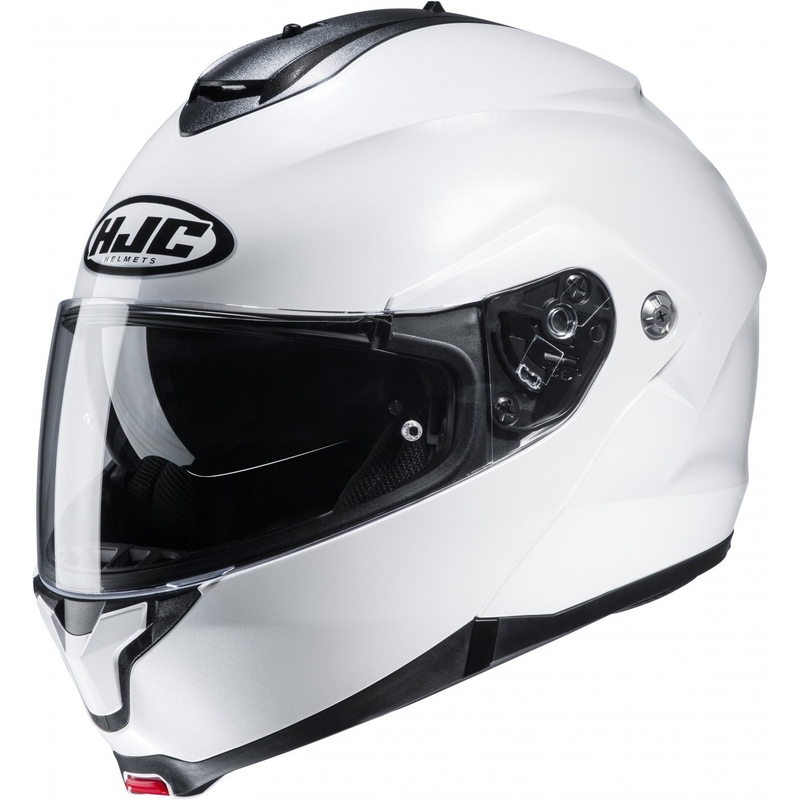 Odklápacia prilba na motorkucykel HJC prilba C91N Solid perleťovo biela
