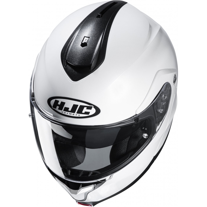Odklápacia prilba na motorkucykel HJC prilba C91N Solid perleťovo biela