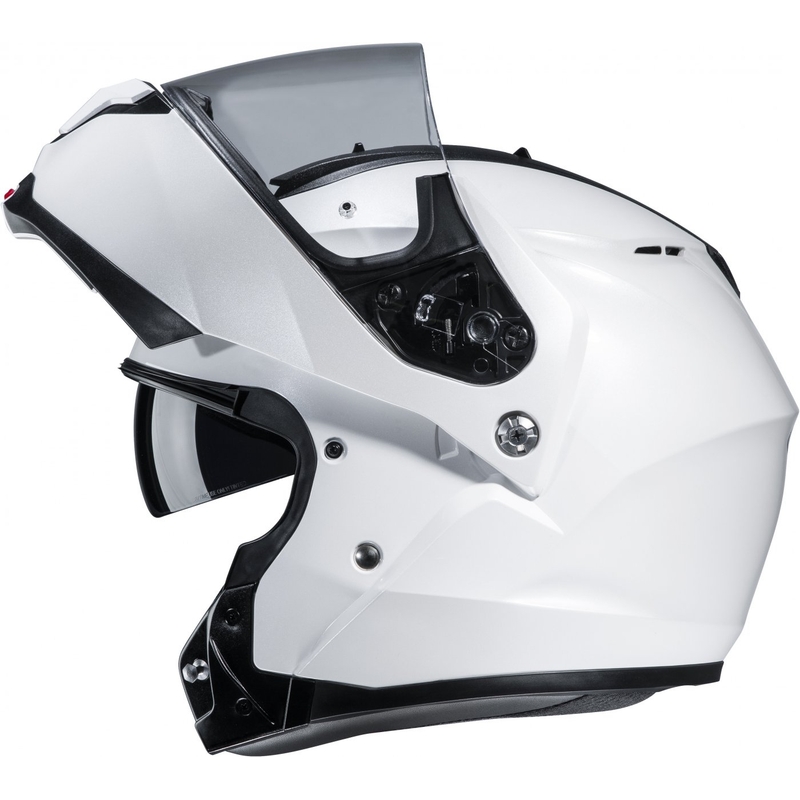 Odklápacia prilba na motorkucykel HJC prilba C91N Solid perleťovo biela