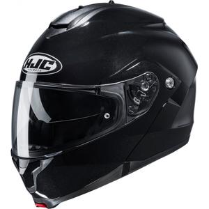 Vyklápacia helma na motorku HJC C91N Solid metalická čierna