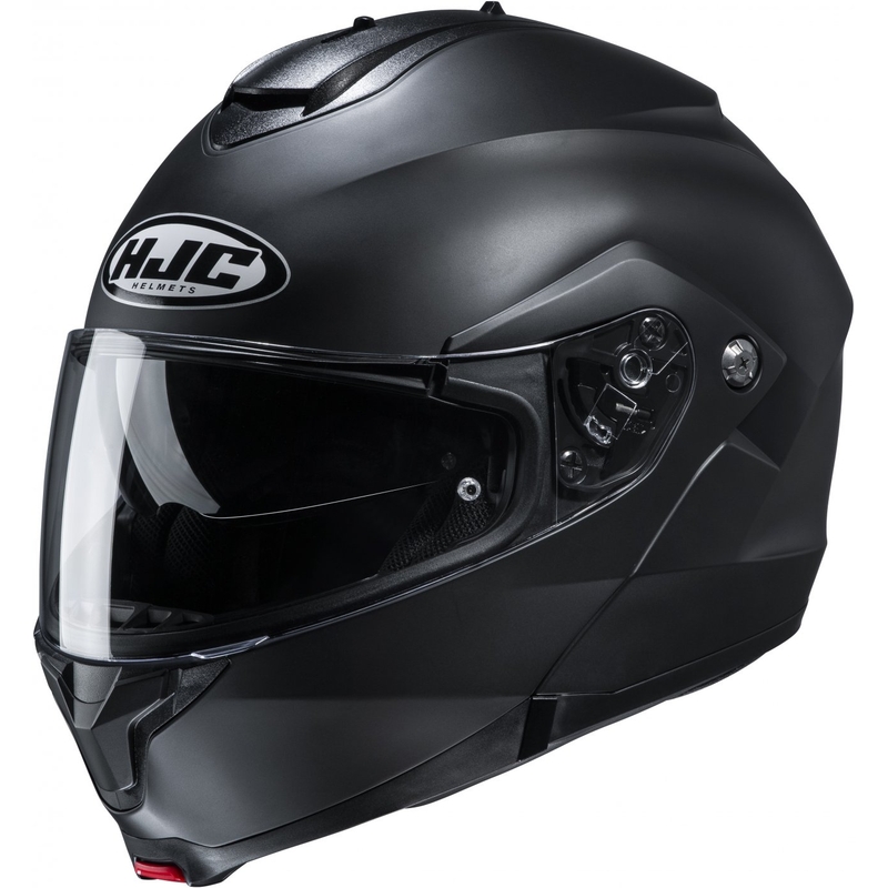 Výklopná helma na motorku HJC C91N Solid semi čierna