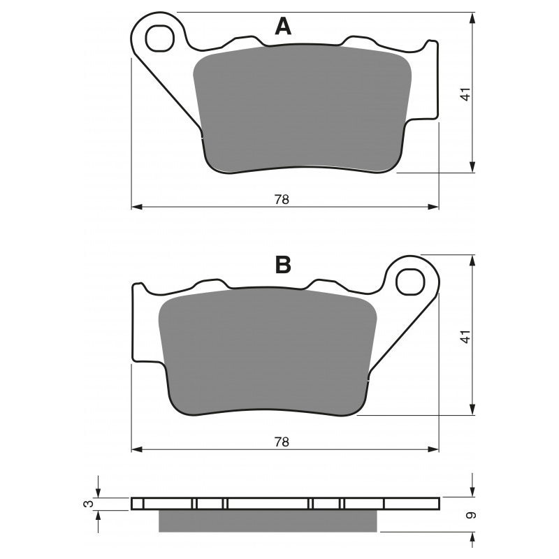 Brzdové obloženie GOLDFREN S3