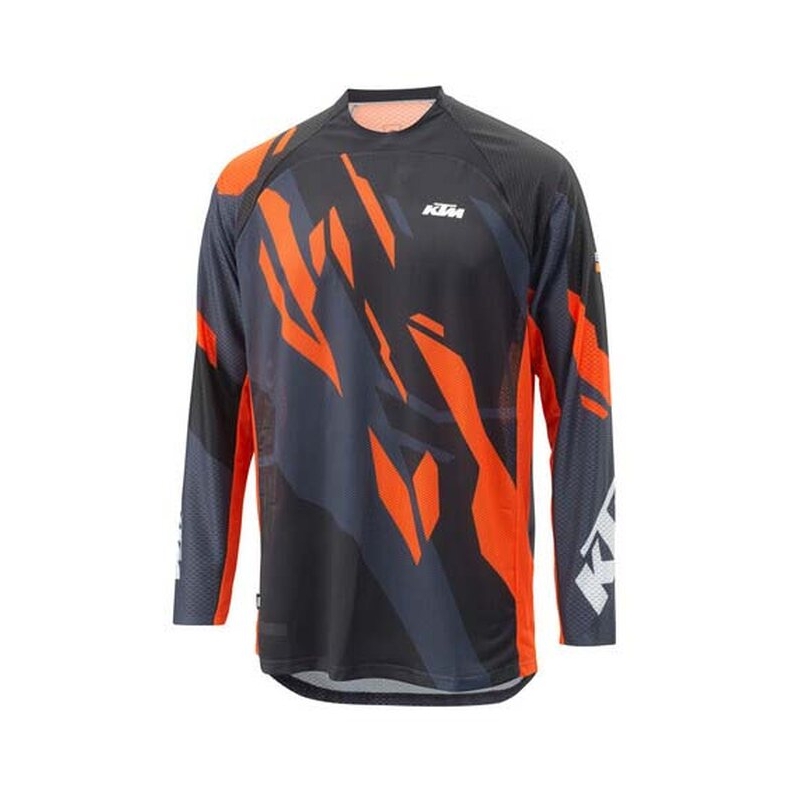 Motokrosový dres KTM Gravity-FX Air šedo-čierno-oranžový