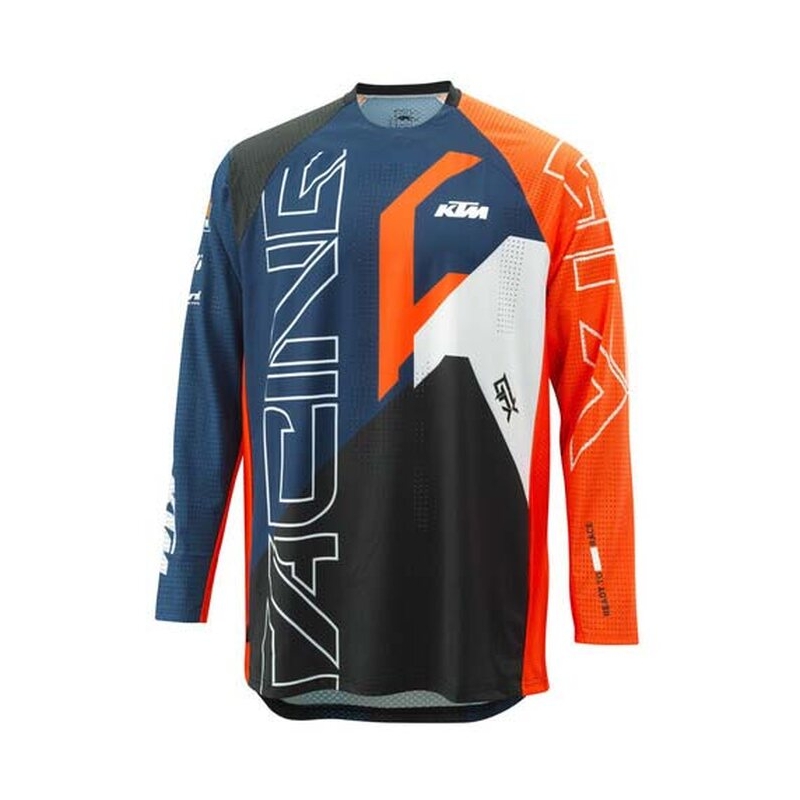 Motokrosový dres KTM Gravity-FX Replica čierno-modro-oranžový výpredaj