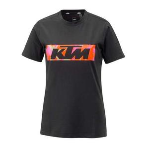 Dámske tričko KTM Camo Tee čierne