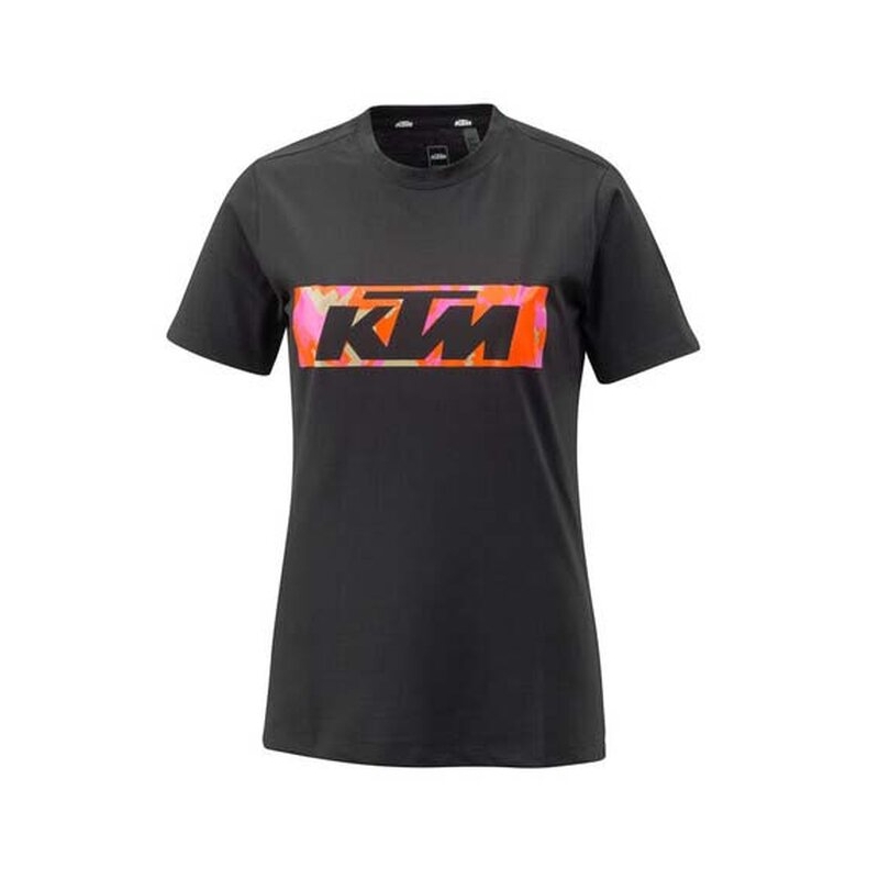Dámske tričko KTM Camo Tee čierne výpredaj