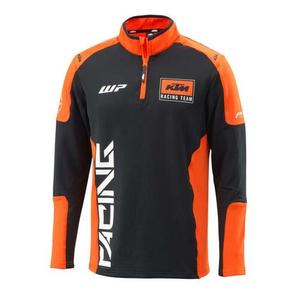Mikina KTM Team Halfzip čierno-oranžová
