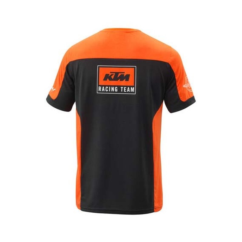 Triko KTM Team Tee čierno-oranžové