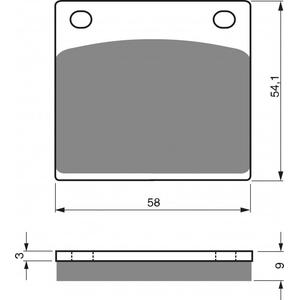 Brzdové obloženie GOLDFREN 076 AD  STREET