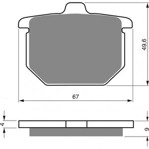 Brzdové obloženie GOLDFREN 078 AD