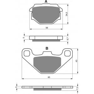 Brzdové obloženie GOLDFREN 094 S3