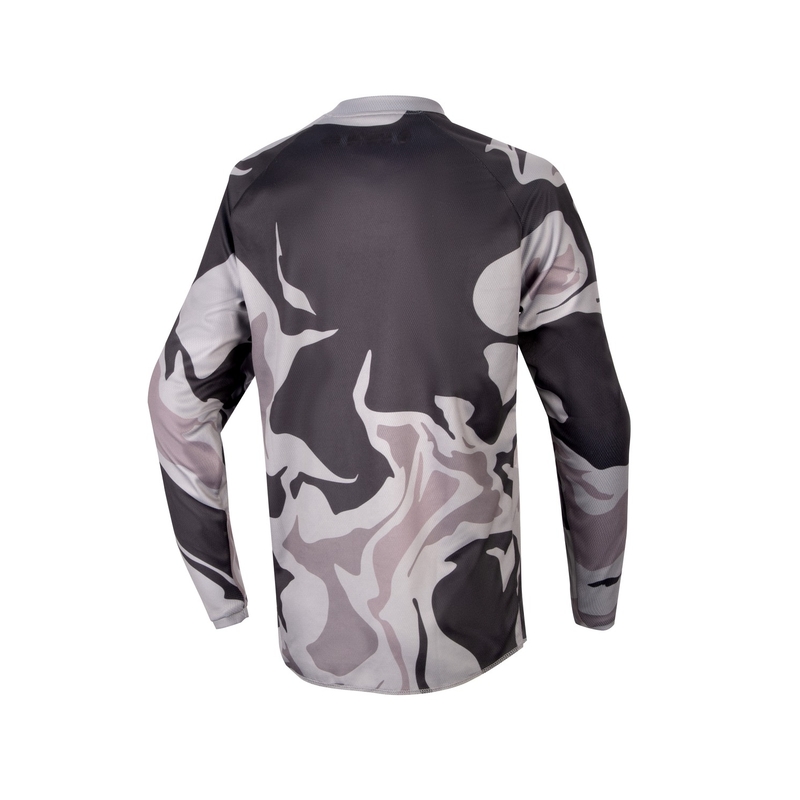 Detský motokrosový dres Alpinestars Racer Tactical 2024 black camo-fluo yellow-black