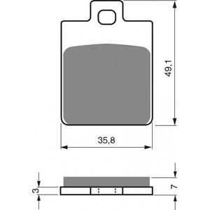 Brzdové obloženie GOLDFREN 137 AD