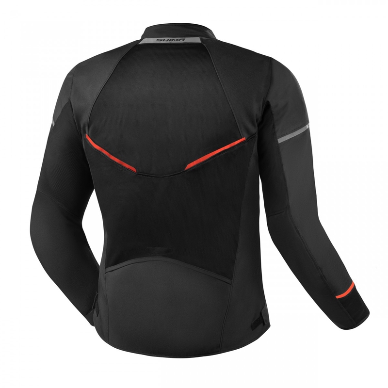 Bunda na motorku Shima X-MESH 2.0 čierno-červená