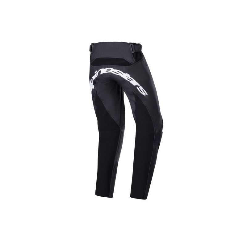 Detské motokrosové nohavice Alpinestars Racer Lucent čierno-bielo-červené