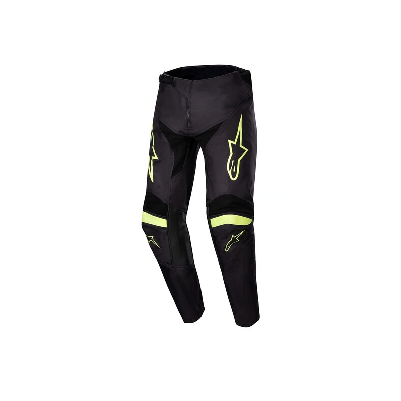 Detské motokrosové nohavice Alpinestars Racer Lurv 2024 čierno-fluo žlté