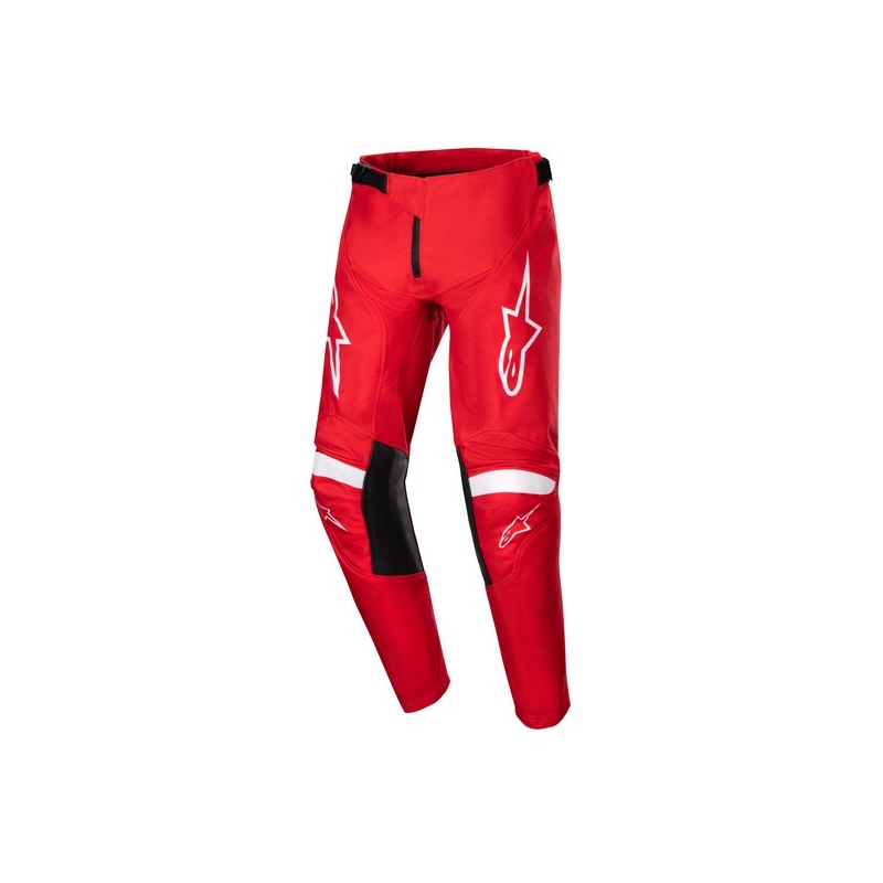 Detské motokrosové nohavice Alpinestars Racer Lurv 2024 červeno-biele