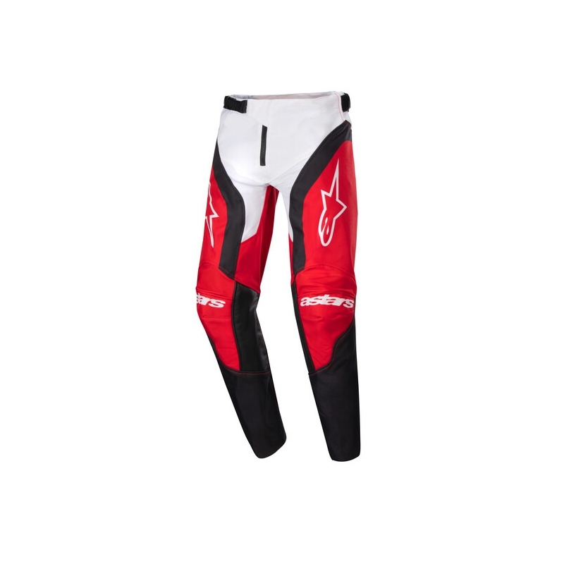Detské motokrosové nohavice Alpinestars Racer Ocuri 2024 červeno-bielo-čierne