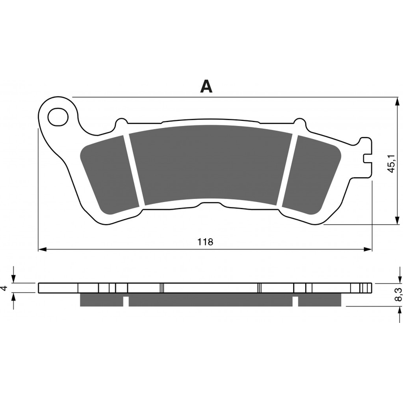 Brzdové obloženie GOLDFREN S3