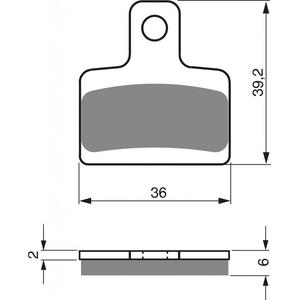 Brzdové obloženie GOLDFREN 199 S3