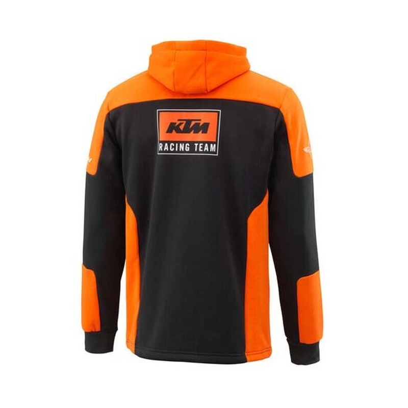 Mikina KTM Team Zip Hoodie čierno-oranžová