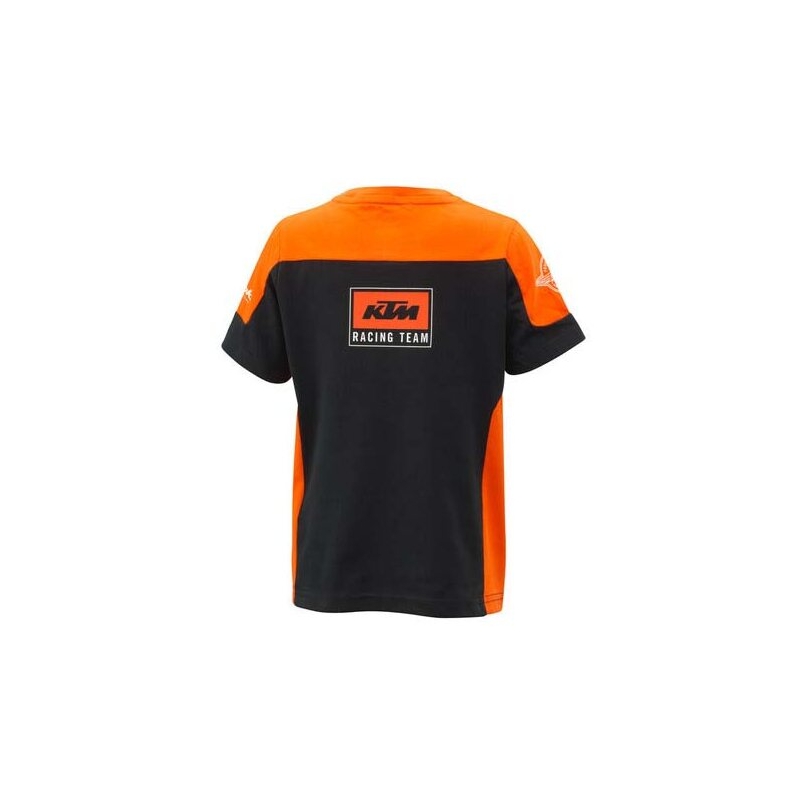Detské tričko KTM Team čierno-oranžové
