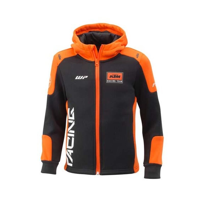 Detská mikina Kids Team Hoodie čierno-oranžová
