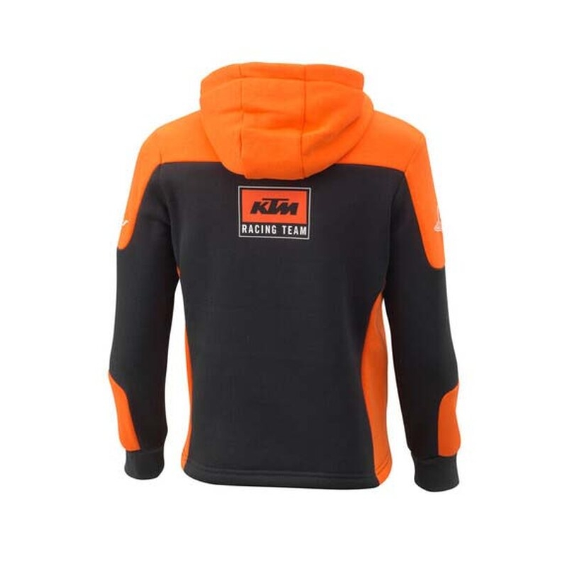 Detská mikina Kids Team Hoodie čierno-oranžová
