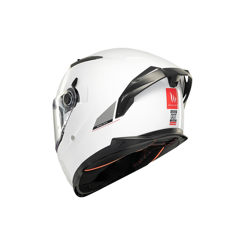 Integrálna prilba na motocykel MT BRAKER SV SOLID A0 biela