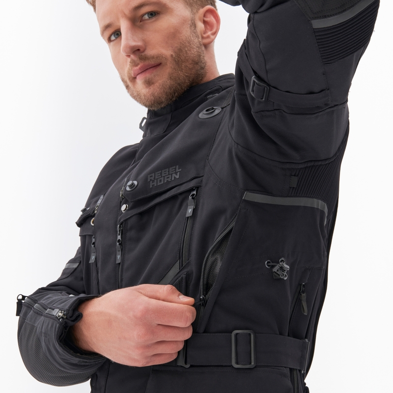 Bunda na motorku Rebelhorn Range Black
