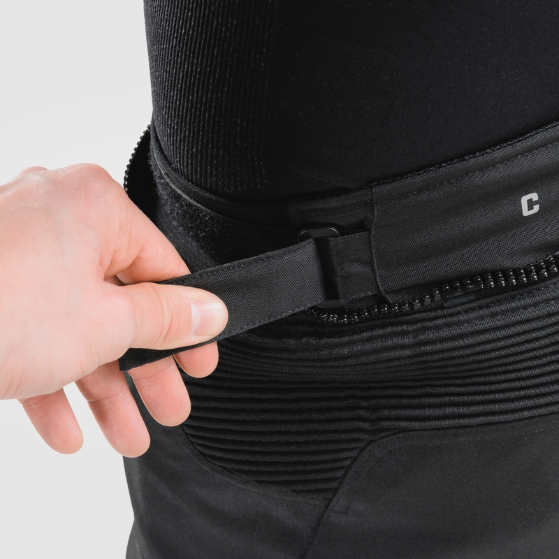 Nohavice na motocykel Rebelhorn Cubby V čierno-šedé