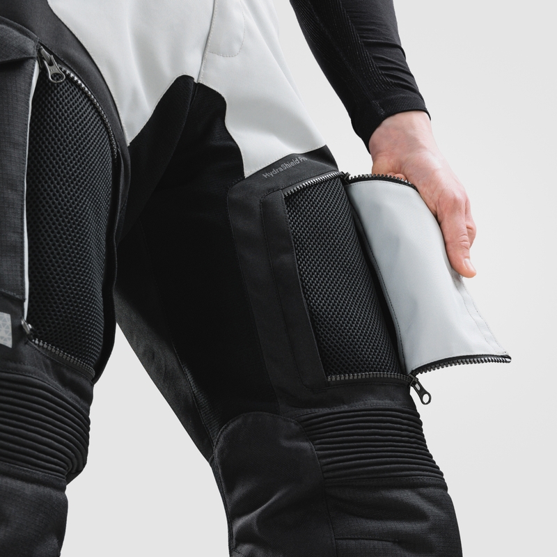 Nohavice na motocykel Rebelhorn Cubby V čierno-šedé
