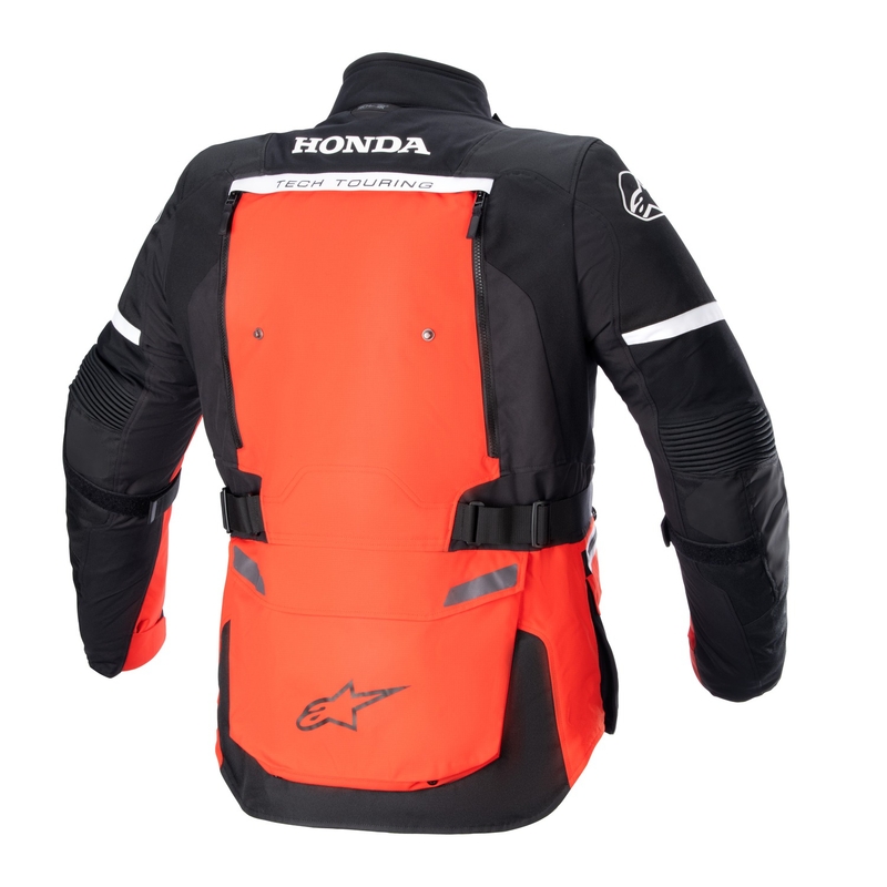 Bunda na motorku Alpinestars Bogota PRO Drystar Honda kolekcia fluo červeno-čierna