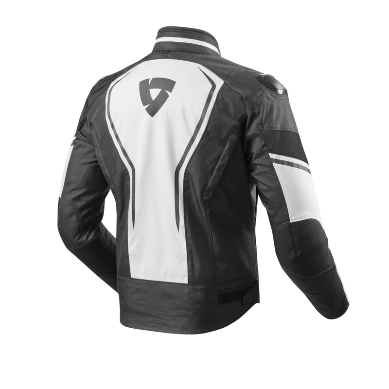Bunda na motocykel Revit Vertex bielo-čierna výpredaj