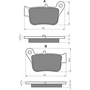 Brzdové obloženie GOLDFREN 360 S3