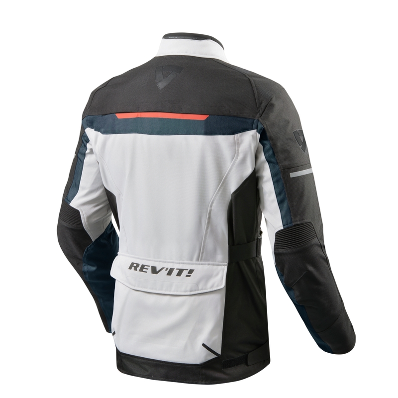 Bunda na motocykel Revit Safari 3 čierno-strieborno-modrá výpredaj
