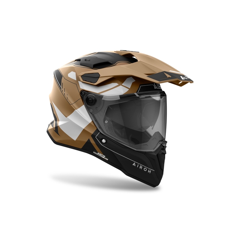 Enduro helma Airoh Commander 2 Reveal matná piesková