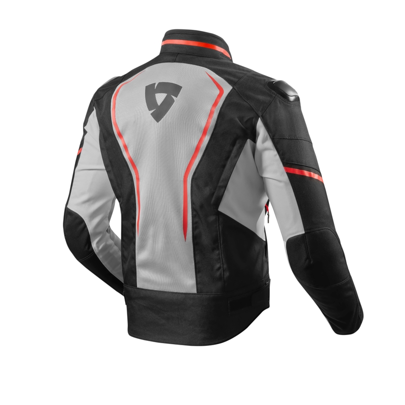 Bunda na motocykel Revit Vertex air čierno-červená výpredaj