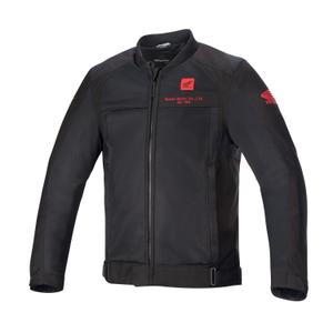 Bunda na motorku Alpinestars Luc Air 2 Honda kolekcia 2024 čierno-červená