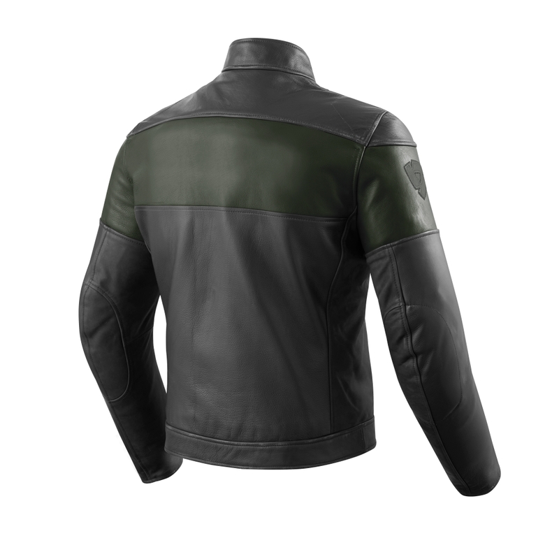Bunda na motocykel Revit Nova Vintage čierno-tmavo zelená